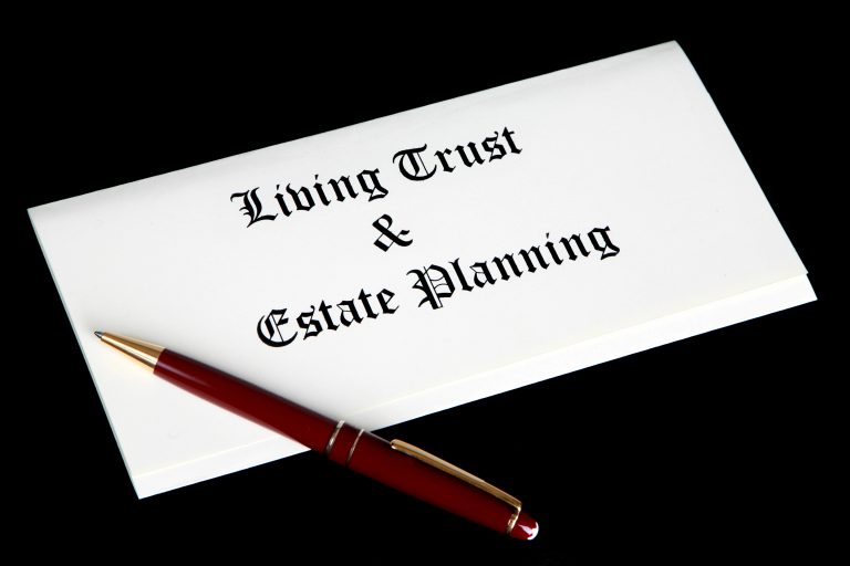 Picture of cover page of Living Trust and Estate Planning